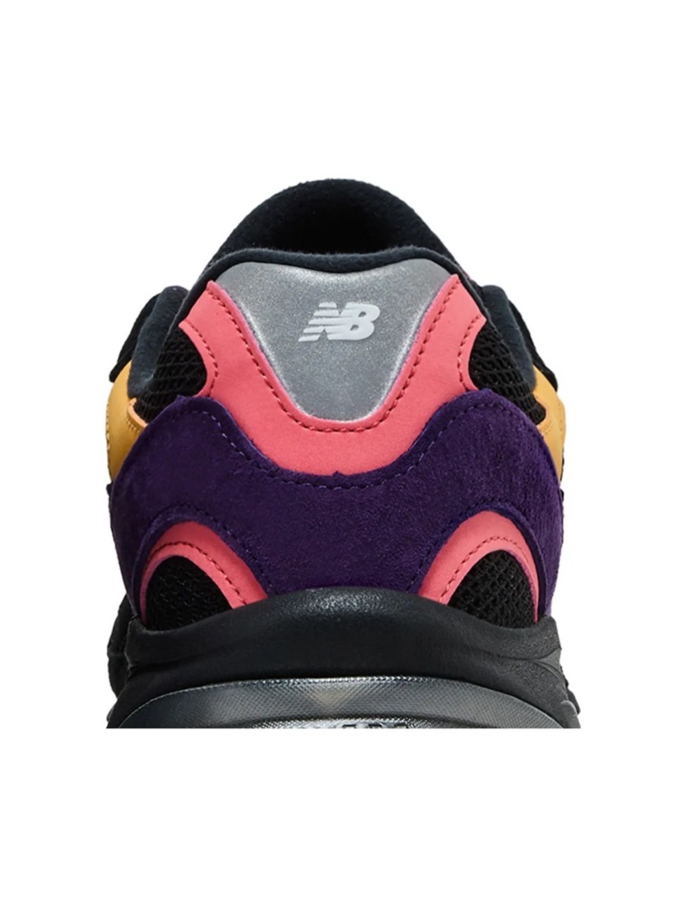 KITH / New Balance Black Yellow Purple Accent Runner - Men's size 10 - Picture 3 of 9